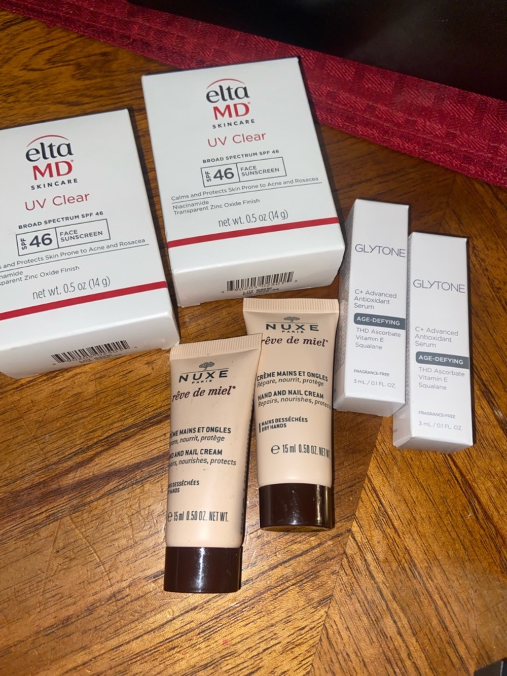 EltaMD/Nuxe/ & Glytone Skincare Bundle
